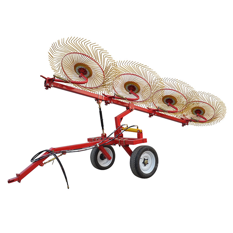 Roda sisih siji rake Ngartekno nambah efficiency saka HAY lan forage panen
